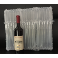Inflatable air packing bag for three wine bottles
